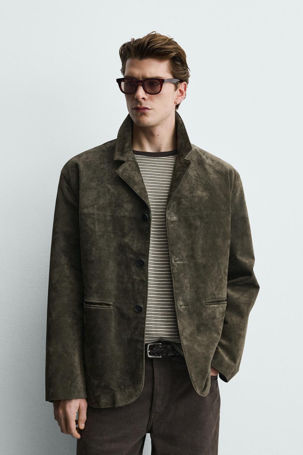 БЛЕЙЗЕР ИЗ ЗАМШИ