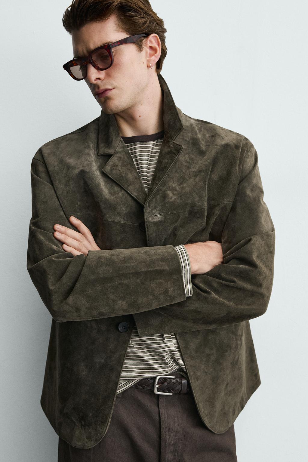 БЛЕЙЗЕР ИЗ ЗАМШИ