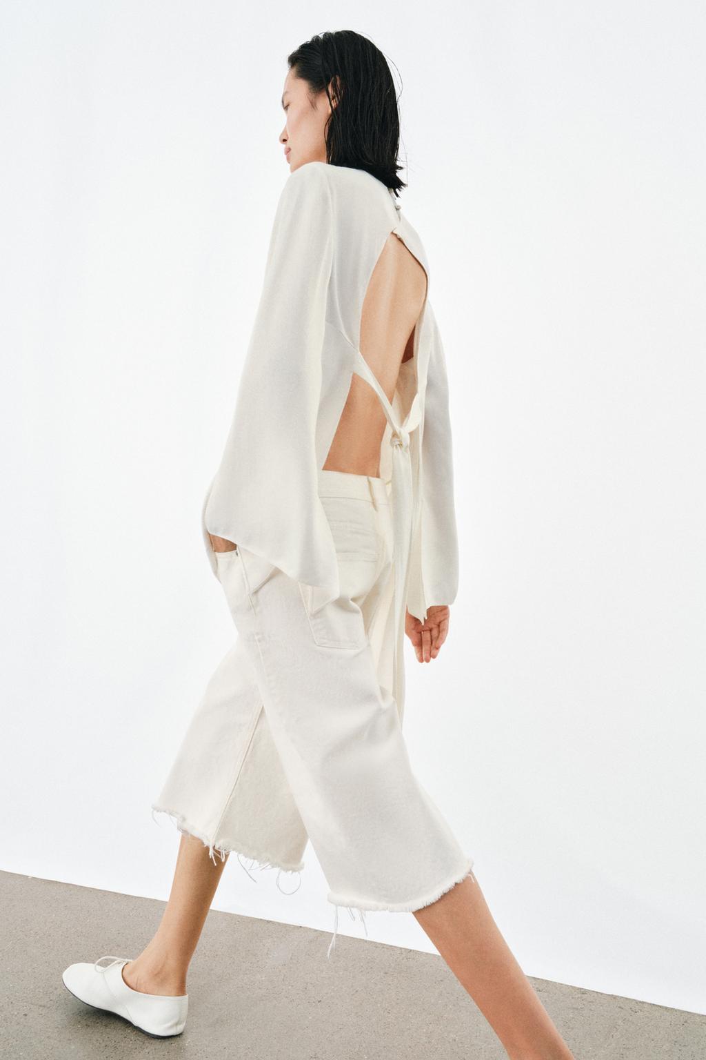 АСИММЕТРИЧНЫЙ АТЛАСНЫЙ ТОП ZW COLLECTION