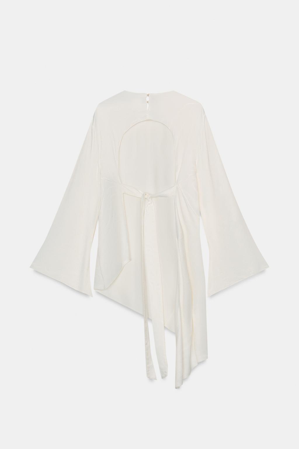 АСИММЕТРИЧНЫЙ АТЛАСНЫЙ ТОП ZW COLLECTION