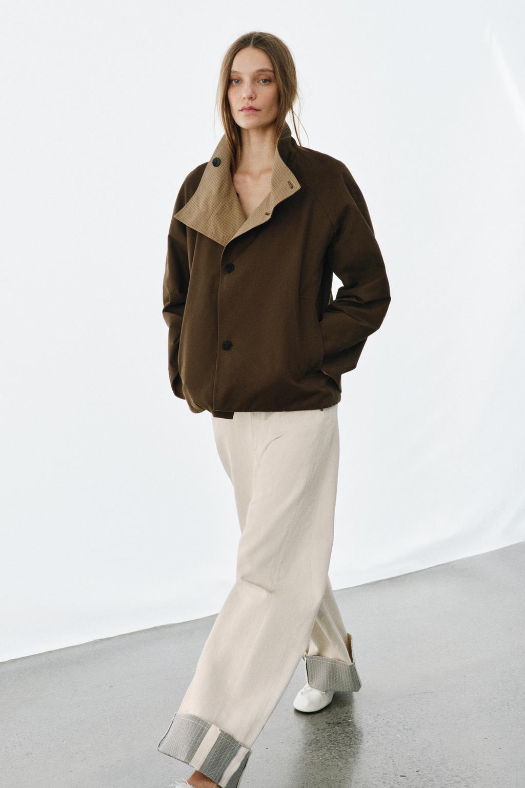 ДВУСТОРОННЯЯ КУРТКА В КЛЕТКУ — ZW COLLECTION