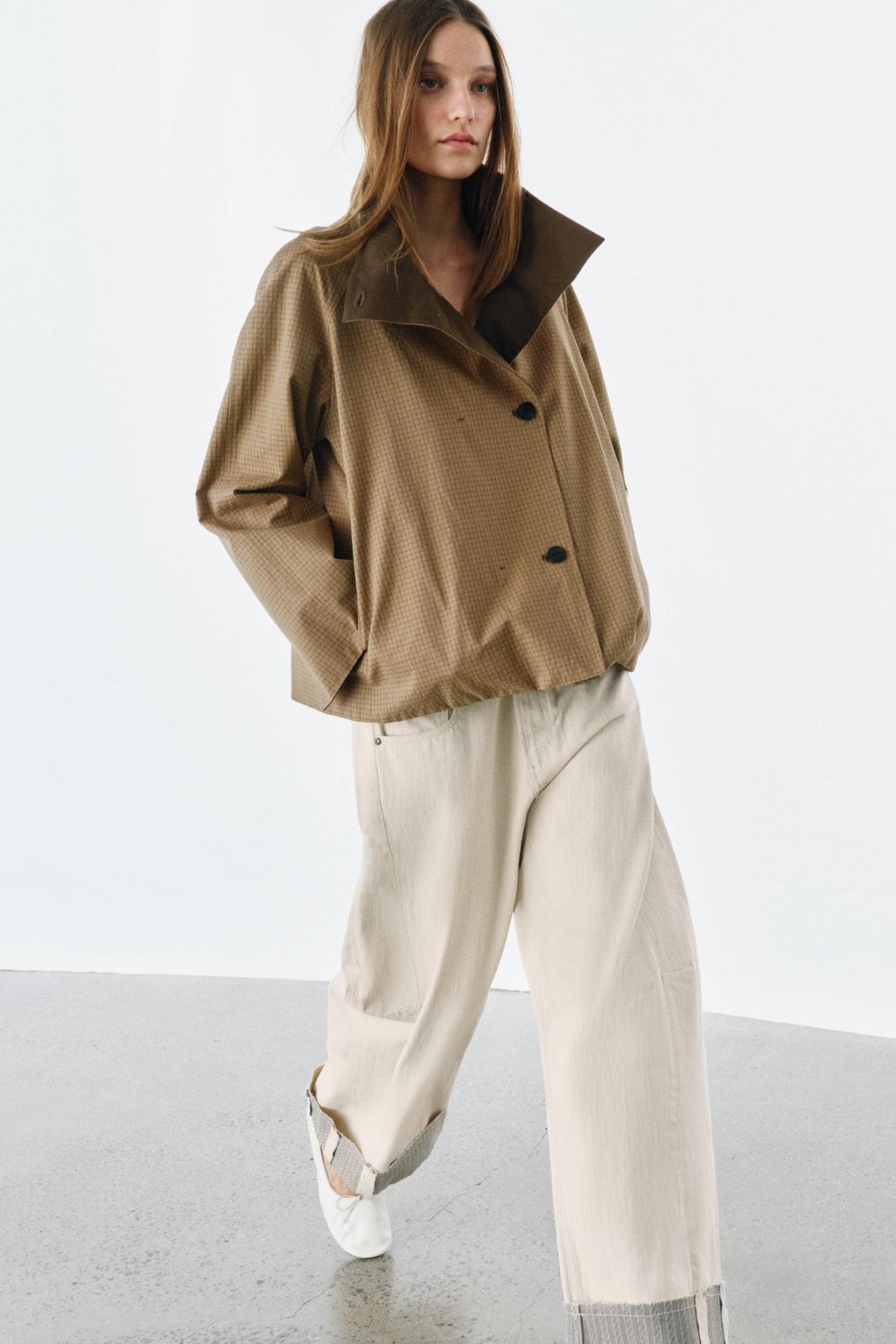 ДВУСТОРОННЯЯ КУРТКА В КЛЕТКУ — ZW COLLECTION