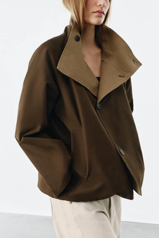 Двусторонняя куртка в клетку — ZW COLLECTION- Заказать в России