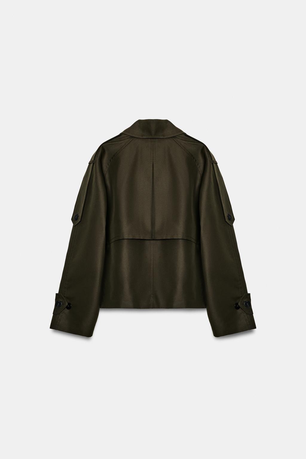 УКОРОЧЕННЫЙ ТРЕНЧ WATER-REPELLENT — ZW COLLECTION