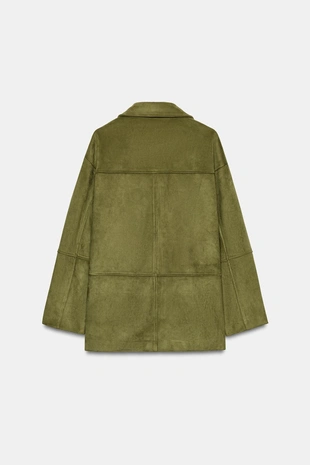 Пальто из искусственной замши- Заказать в России