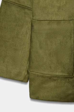 Пальто из искусственной замши- Заказать в России