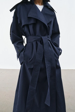 Тренч оверсайз с поясом — ZW COLLECTION- Заказать в России
