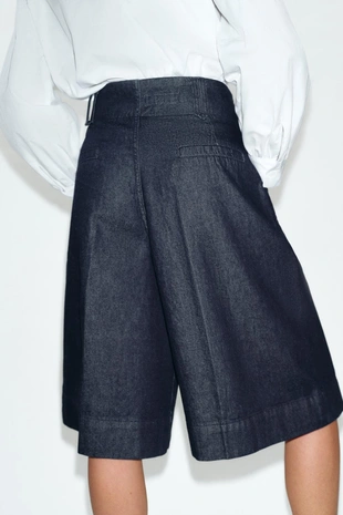 Длинные шорты с защипами- Заказать в России