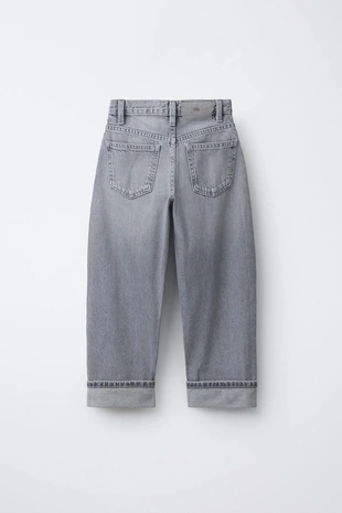 Джинсы BARREL с разрезами- Заказать в России