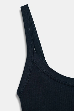 Боди из хлопка на бретелях