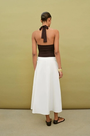 Боди из полиамида с драпировкой- Заказать в России