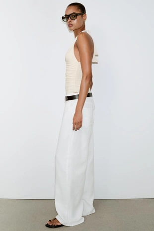 Боди из полиамида с драпировкой- Заказать в России