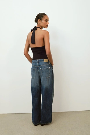 Боди из полиамида с драпировкой- Заказать в России