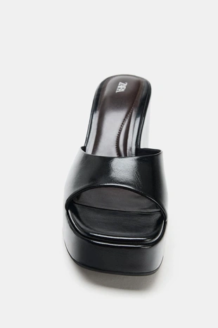 Сабо на высоком устойчивом каблуке- Заказать в России