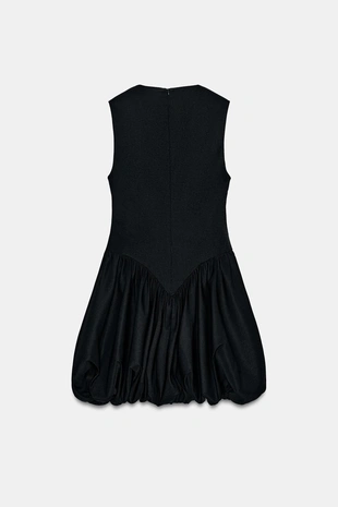 Короткое платье-баллон- Заказать в России