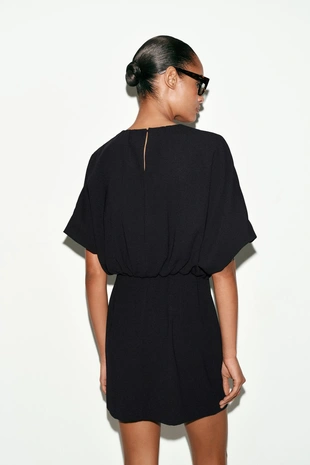 Короткое платье-баллон- Заказать в России