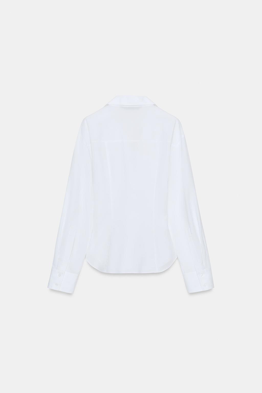 ПРИТАЛЕННАЯ РУБАШКА ИЗ ПОПЛИНА