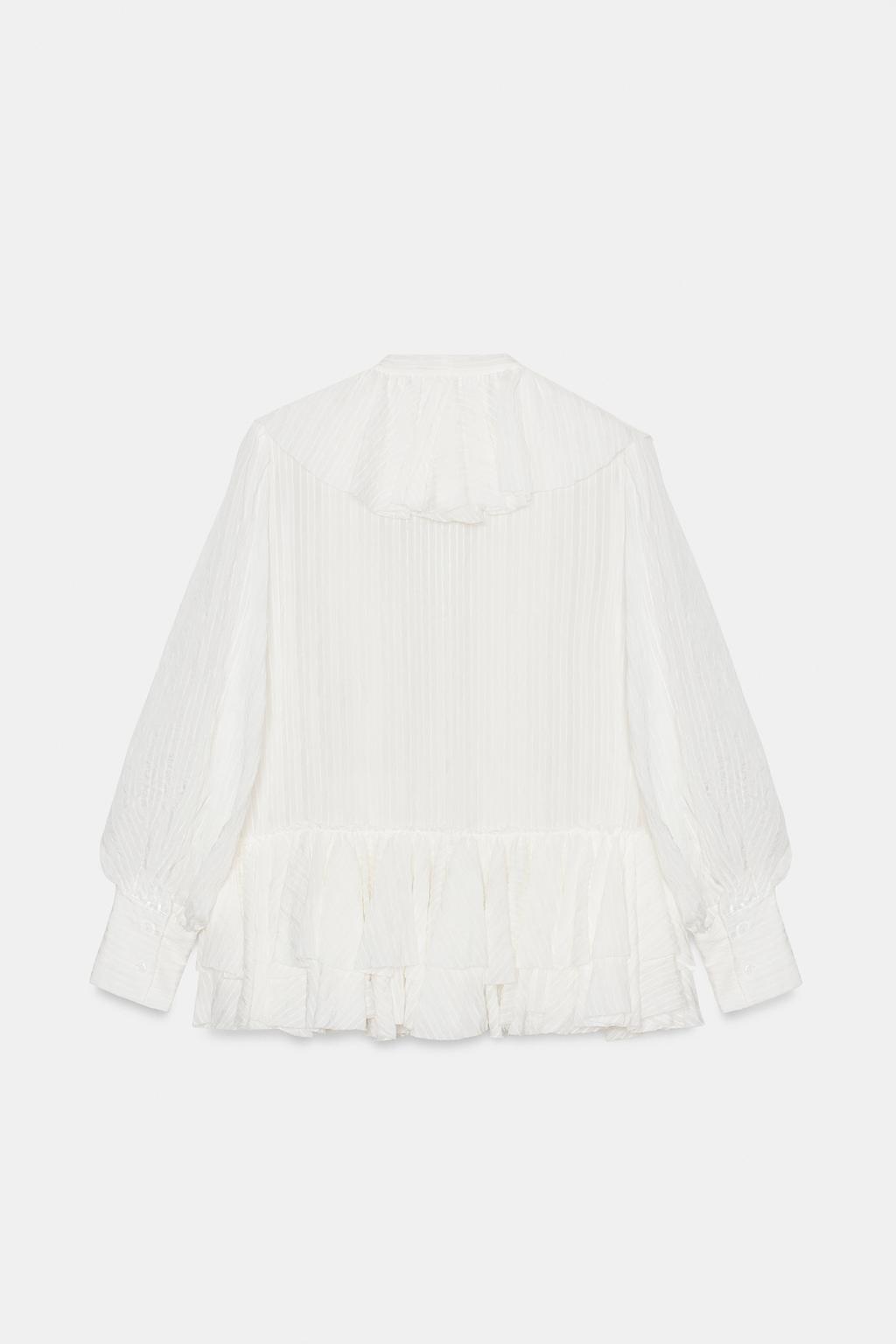 РУБАШКА С ВОЛАНАМИ ZW COLLECTION