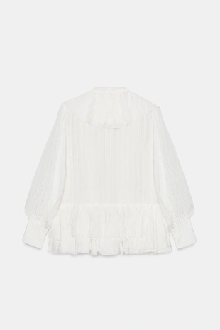 Рубашка с воланами ZW COLLECTION- Заказать в России