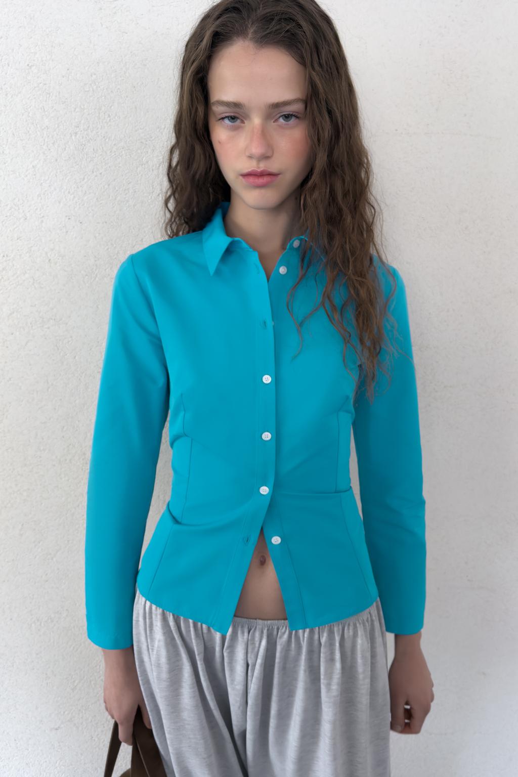 ПРИТАЛЕННАЯ РУБАШКА ИЗ ТАФТЫ