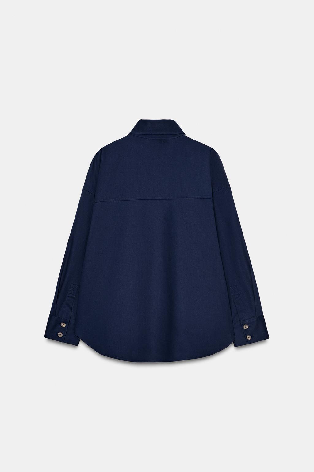 РУБАШКА С ВЫСОКИМ ВОРОТНИКОМ