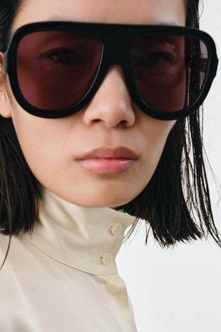 Свободная рубашка из атласа — ZW COLLECTION- Заказать в России