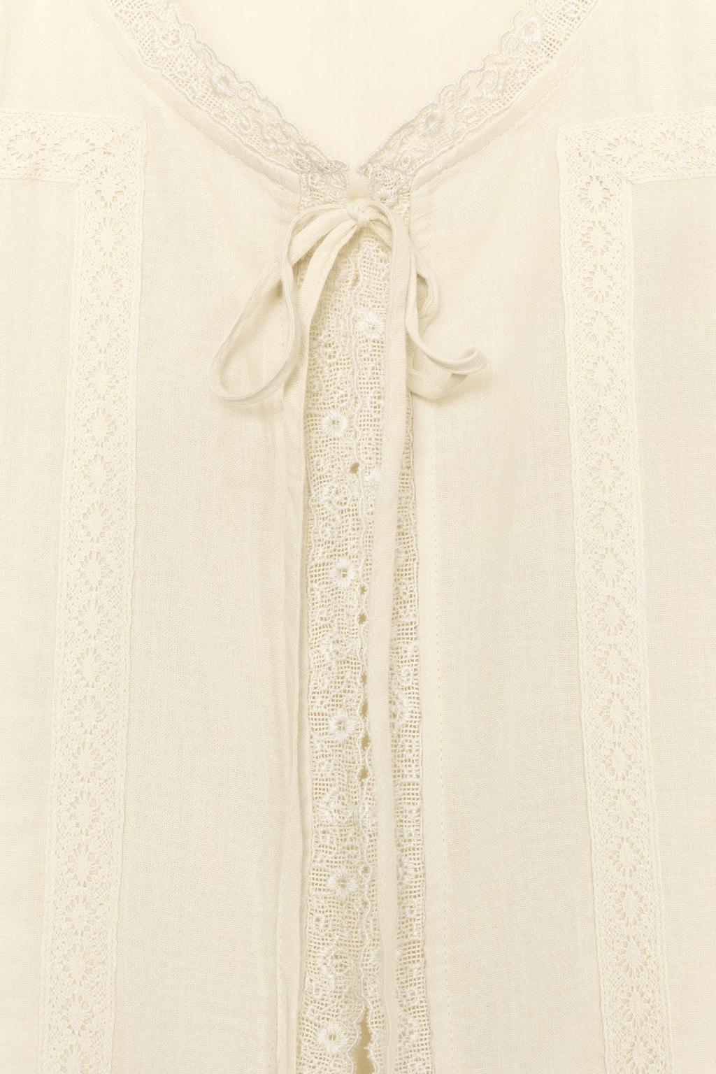 РУБАШКА ИЗ ГАЗА С ВЫШИВКОЙ