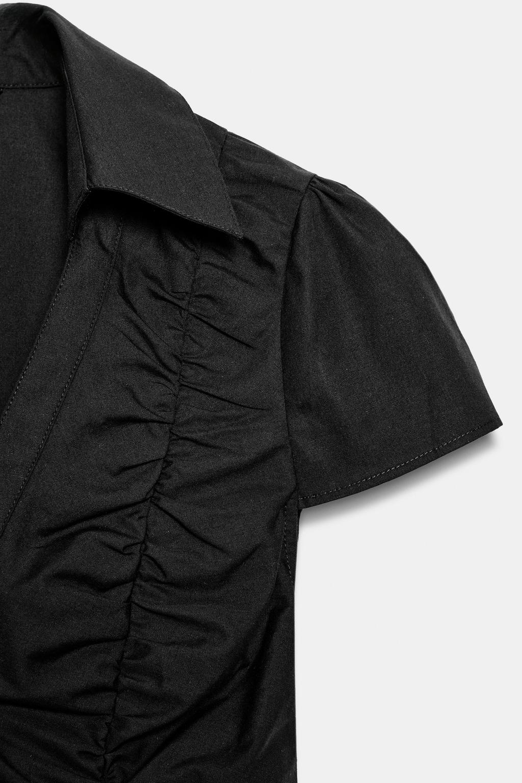 ТОП ИЗ ПОПЛИНА СО СБОРКАМИ