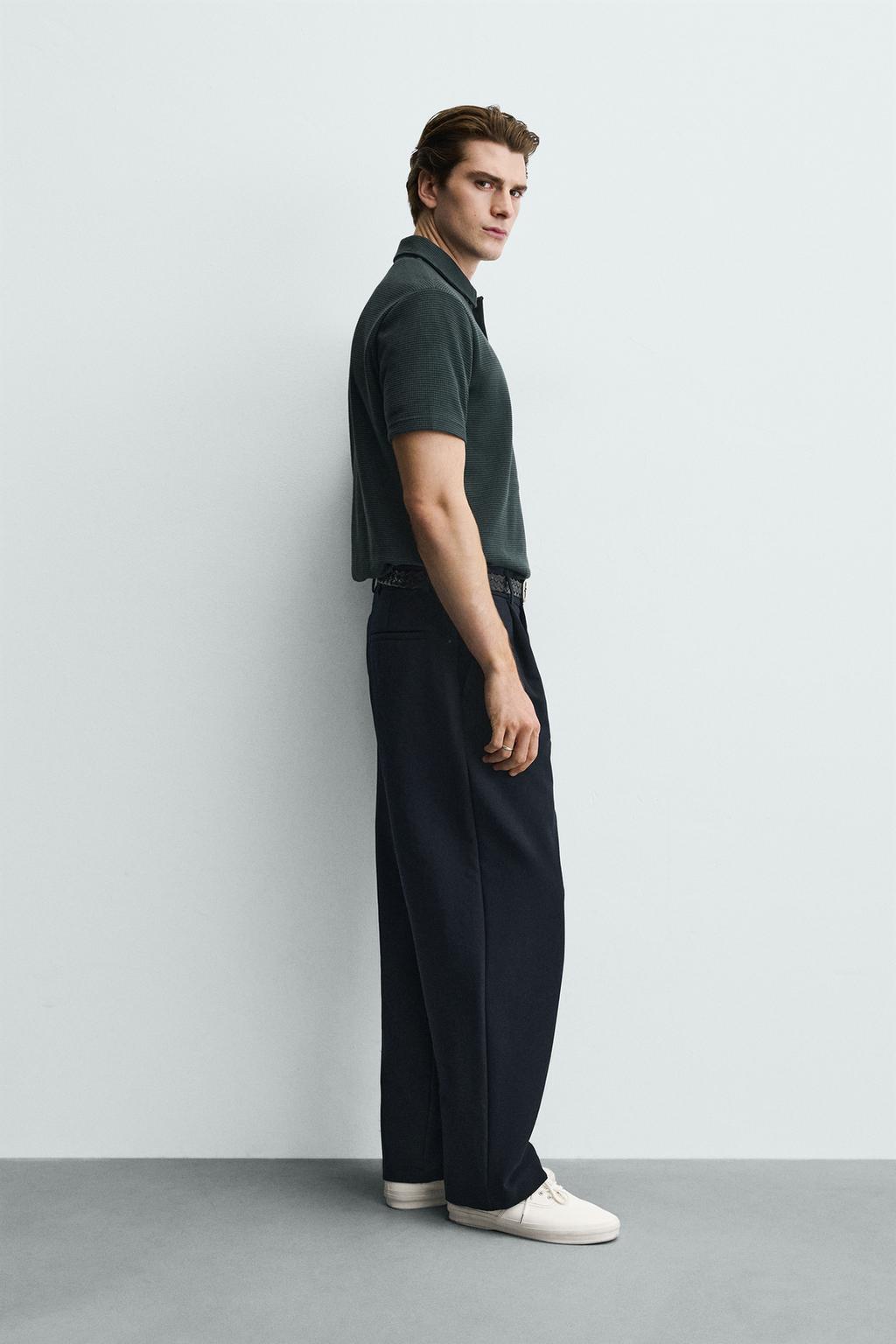 ПОЛО ИЗ РЕЛЬЕФНОЙ ТКАНИ ВАФЕЛЬНОГО ПЕРЕПЛЕТЕНИЯ