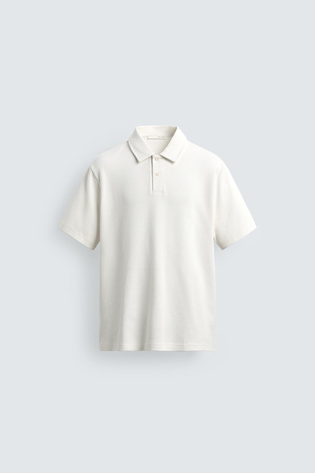 ПОЛО ИЗ ВАФЕЛЬНОГО ТРИКОТАЖА