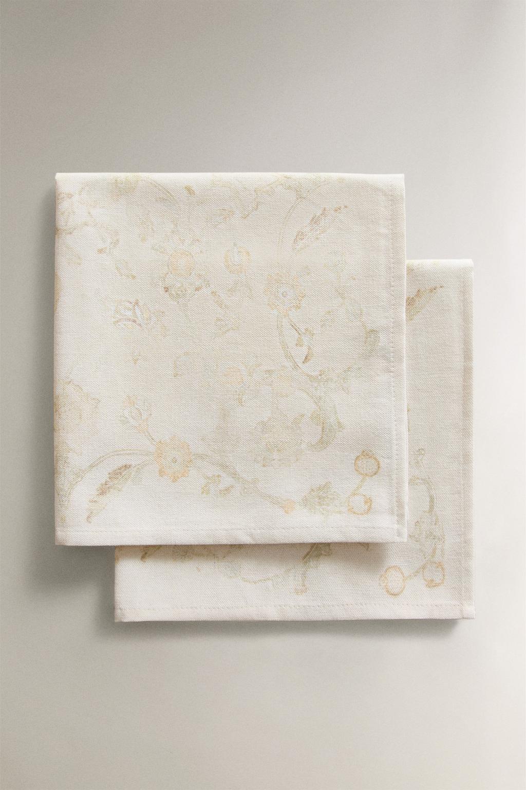 Набор салфеток с дамасским принтом (набор из 2 шт.)