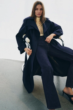 Джинсы FLARE с высокой посадкой — ZW COLLECTION- Заказать в России