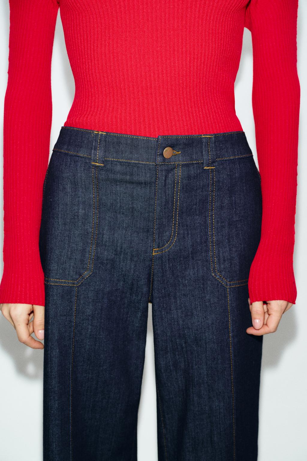 ДЖИНСЫ-КЮЛОТЫ Z1975 СО СРЕДНЕЙ ПОСАДКОЙ