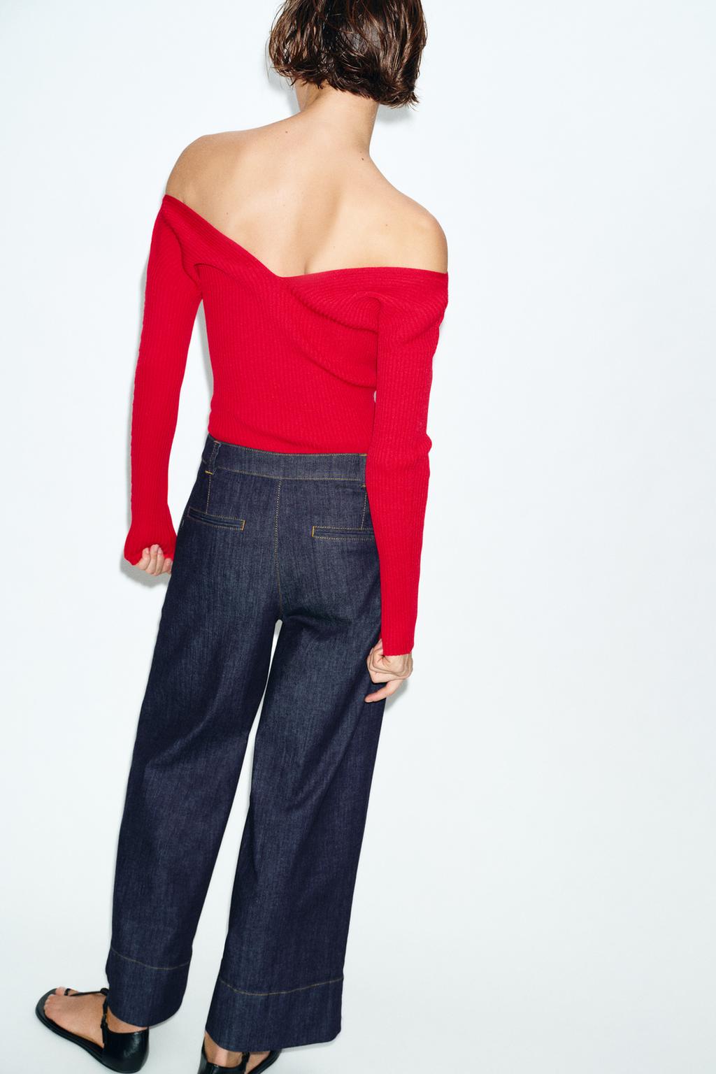 ДЖИНСЫ-КЮЛОТЫ Z1975 СО СРЕДНЕЙ ПОСАДКОЙ