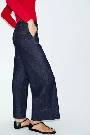 Джинсы-кюлоты Z1975 со средней посадкой- Заказать в России