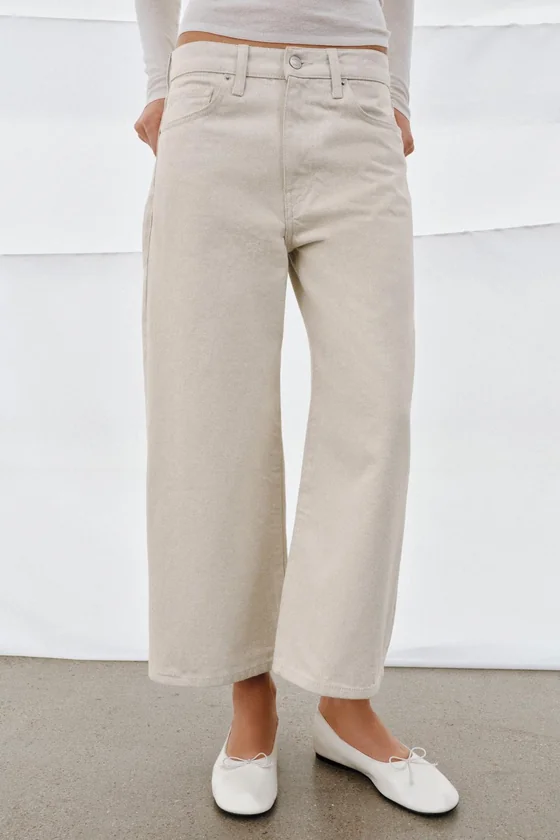 ДЖИНСЫ коллекция Zara «ZW» CULOTTE СО СРЕДНЕЙ ПОСАДКОЙ