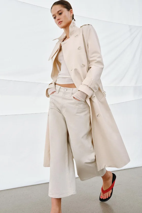 ДЖИНСЫ коллекция Zara «ZW» CULOTTE СО СРЕДНЕЙ ПОСАДКОЙ