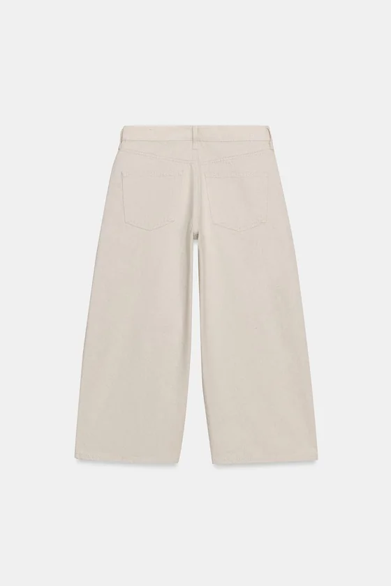 ДЖИНСЫ коллекция Zara «ZW» CULOTTE СО СРЕДНЕЙ ПОСАДКОЙ