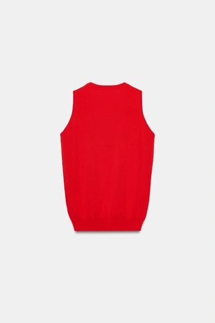 Трикотажный топ без рукавов- Заказать в России