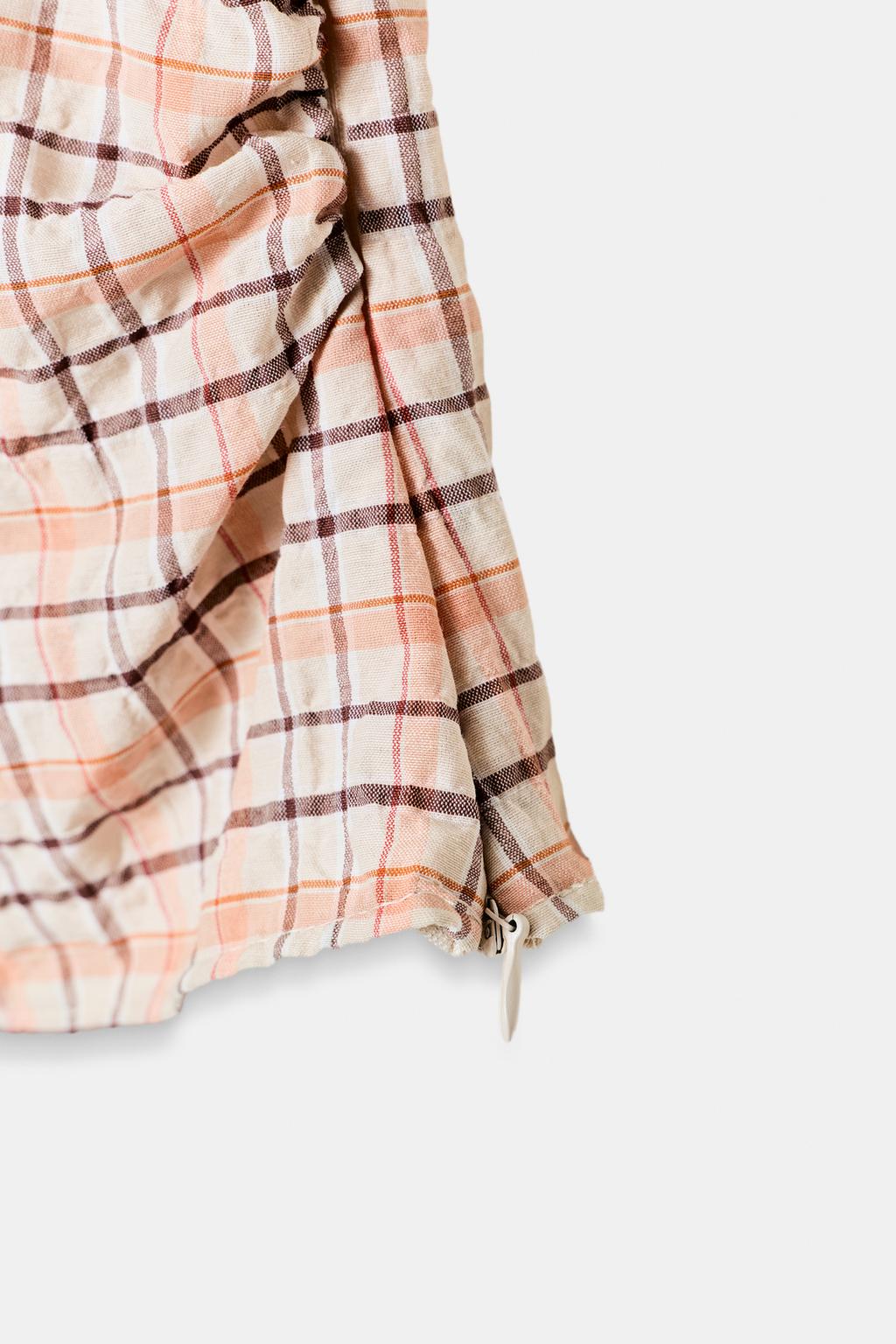 ТОП ИЗ ПОПЛИНА С РУКАВАМИ-БАЛЛОНАМИ