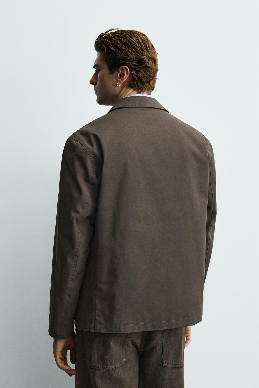 КУРТКА-РУБАШКА ИЗ ХЛОПКА С КОНТРАСТНОЙ ПОДКЛАДКОЙ