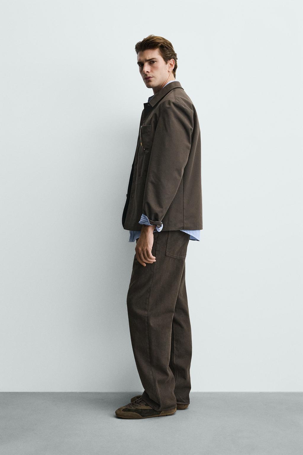 КУРТКА-РУБАШКА ИЗ ХЛОПКА С КОНТРАСТНОЙ ПОДКЛАДКОЙ