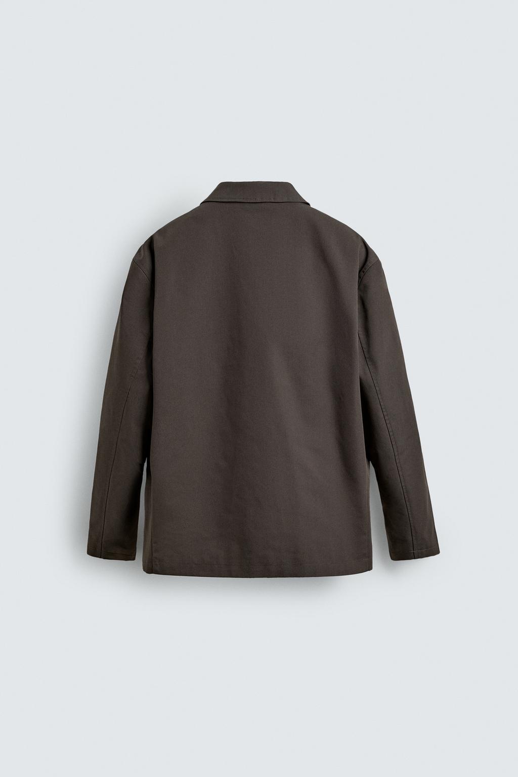 КУРТКА-РУБАШКА ИЗ ХЛОПКА С КОНТРАСТНОЙ ПОДКЛАДКОЙ