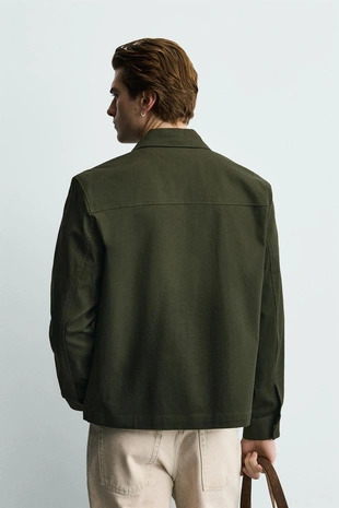 Куртка-рубашка REGULAR FIT с карманами