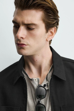 Куртка-рубашка CLASSIC FIT с карманами- Заказать в России