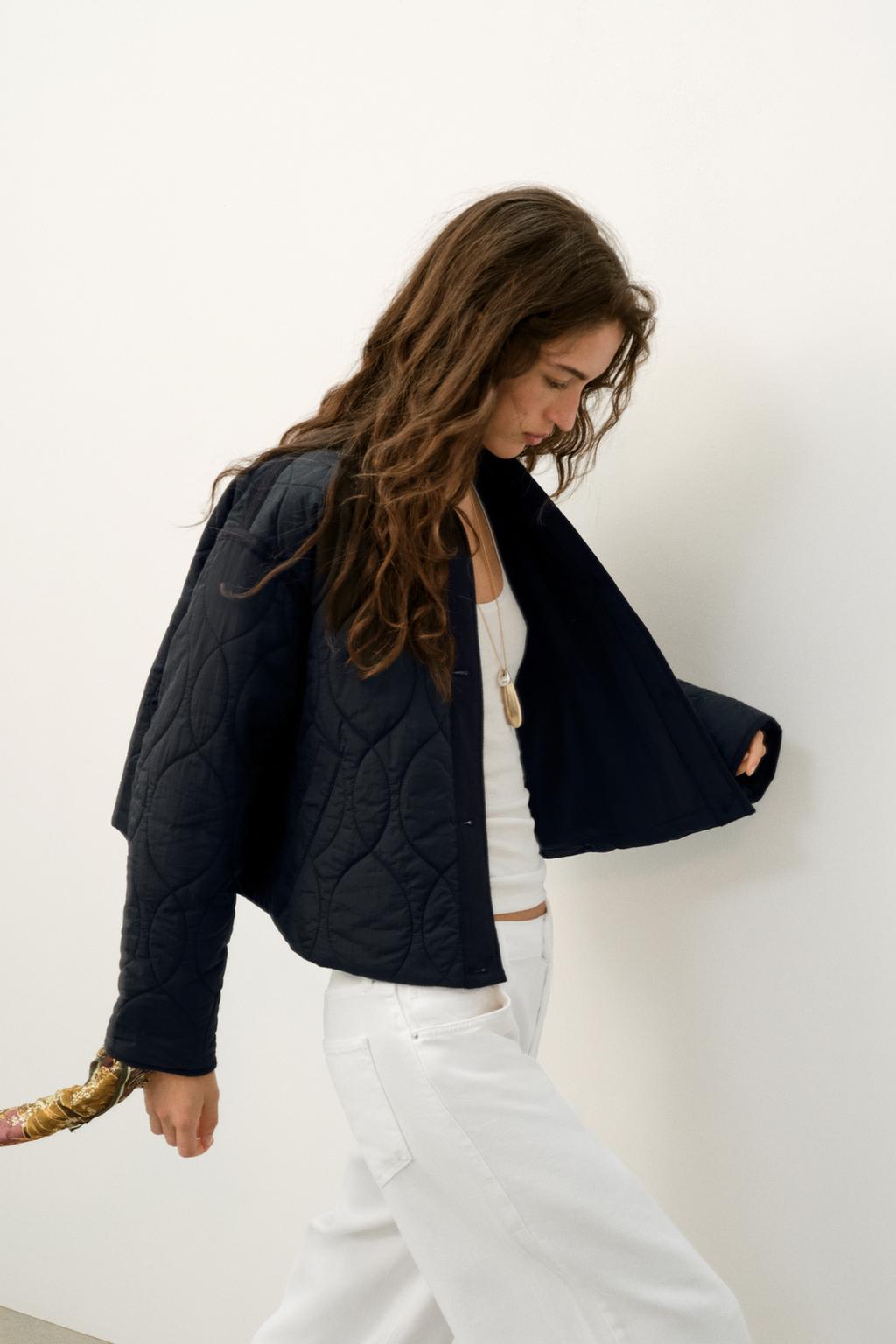 КОРОТКАЯ СТЕГАНАЯ КУРТКА