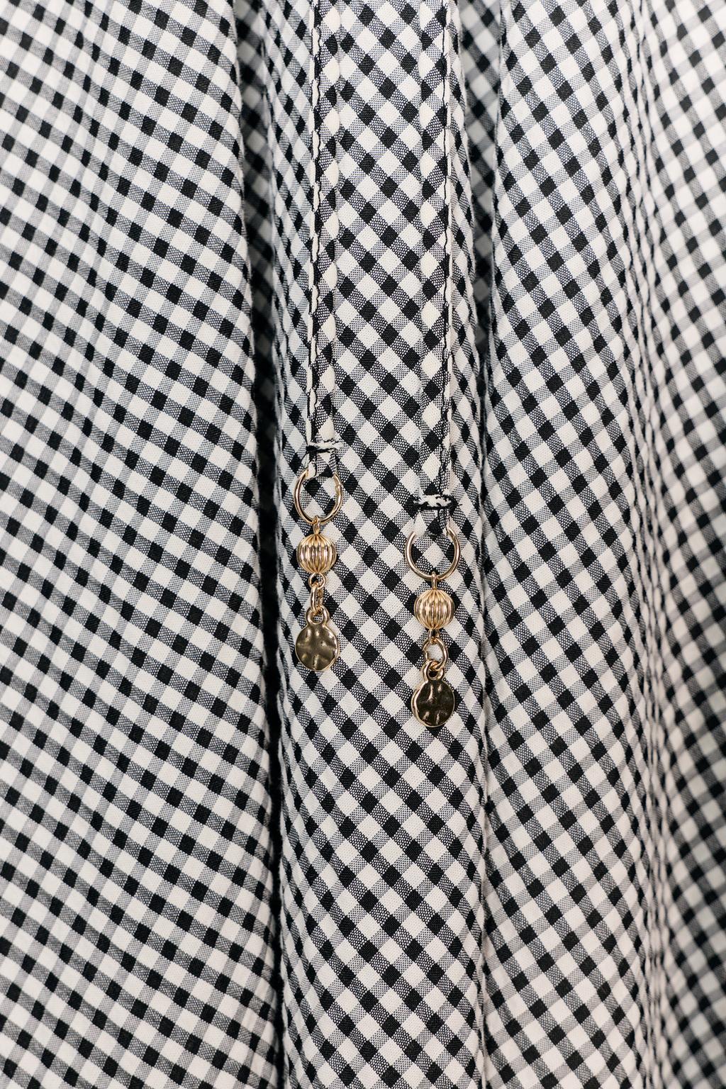 ЮБКА МИДИ В КЛЕТКУ ВИШИ