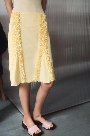 Юбка с рельефными воланами- Заказать в России