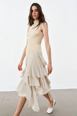 Струящаяся юбка с воланами — ZW COLLECTION- Заказать в России