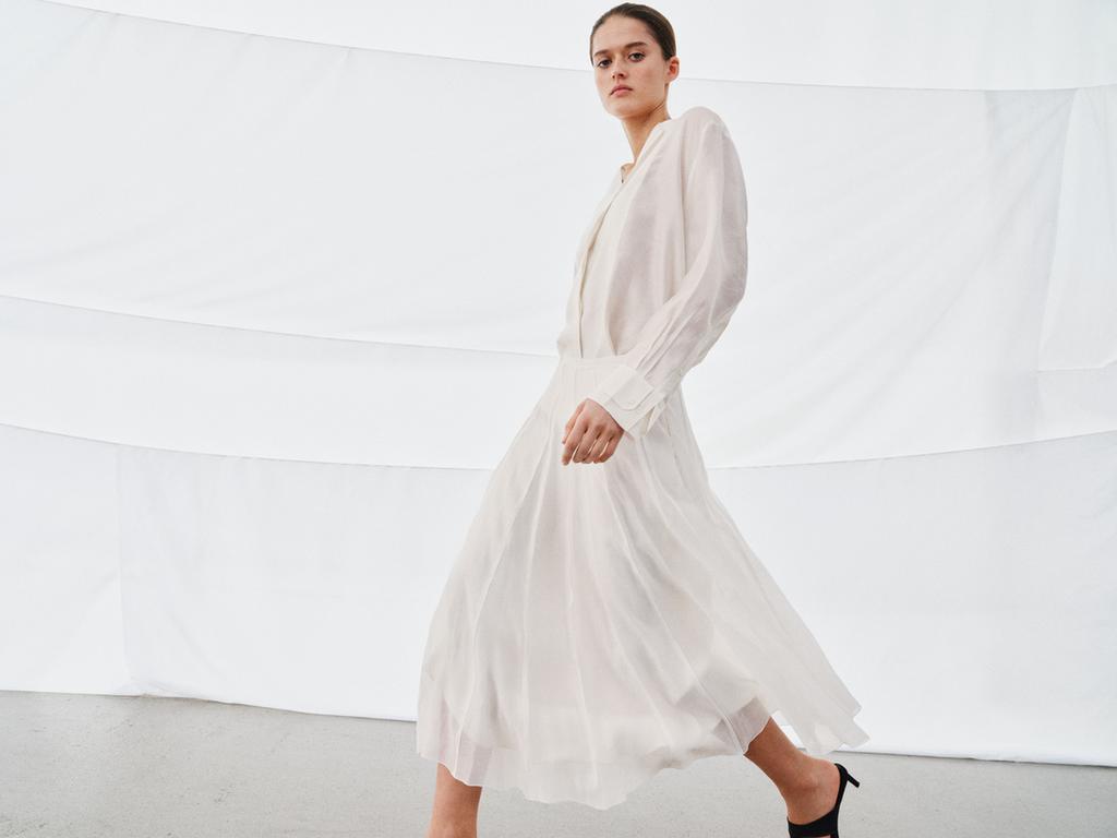 КОМБИНИРОВАННАЯ СТРУЯЩАЯСЯ ЮБКА — ZW COLLECTION